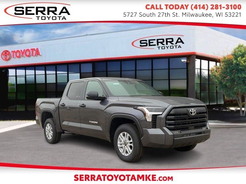 Magnetic Gray Metallic 2026 Toyota Tundra SR5 CrewMax Cab 4WD Pickup Truck Four-Wheel Drive