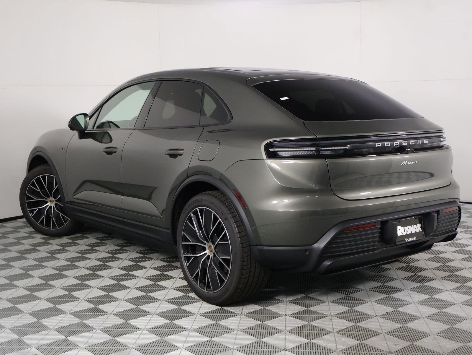 New 2026 Aventurine Green Metallic Porsche Electric image 3