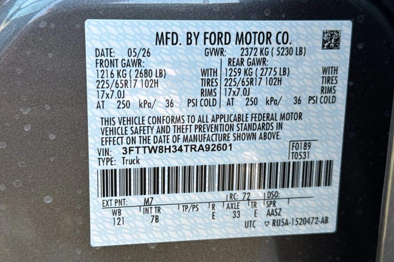 New 2026 Carbonized Gray Metallic Ford XLT image 30