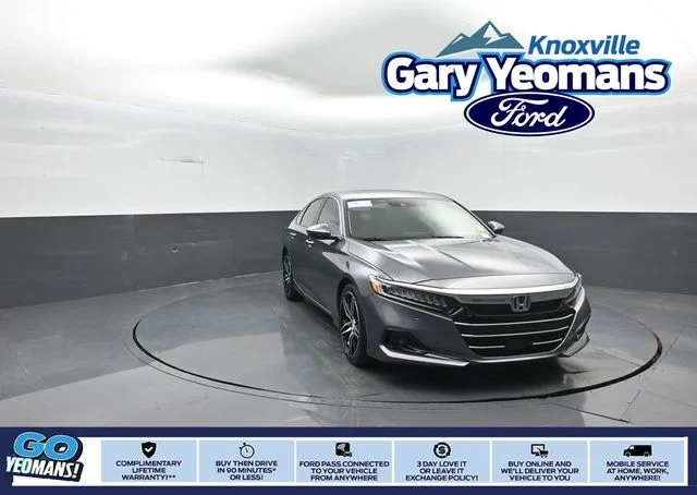 Certified Used 2021 Gray Pearl Honda Touring image 1