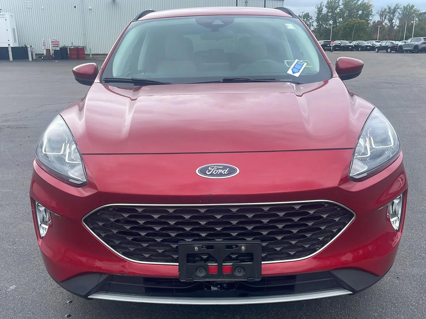 Used 2021 Rapid Red Metallic Tinted Clearcoat Ford SEL image 6