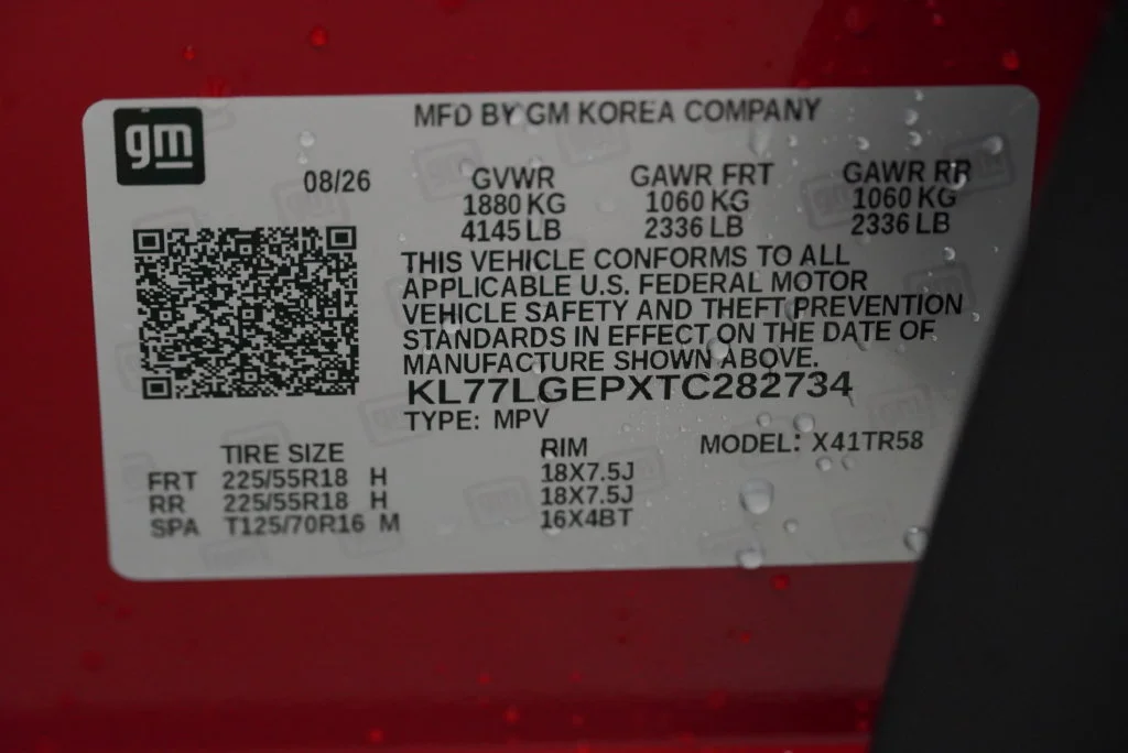 New 2026 Apex Red Chevrolet 1RS image 42