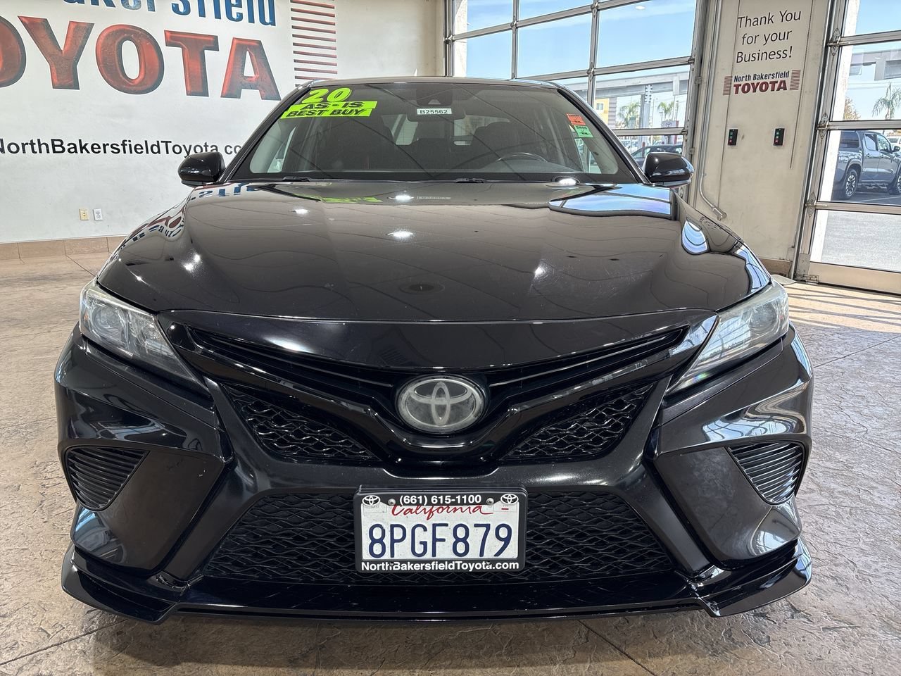 Used 2020 Midnight Black Metallic Toyota XSE V6 image 5