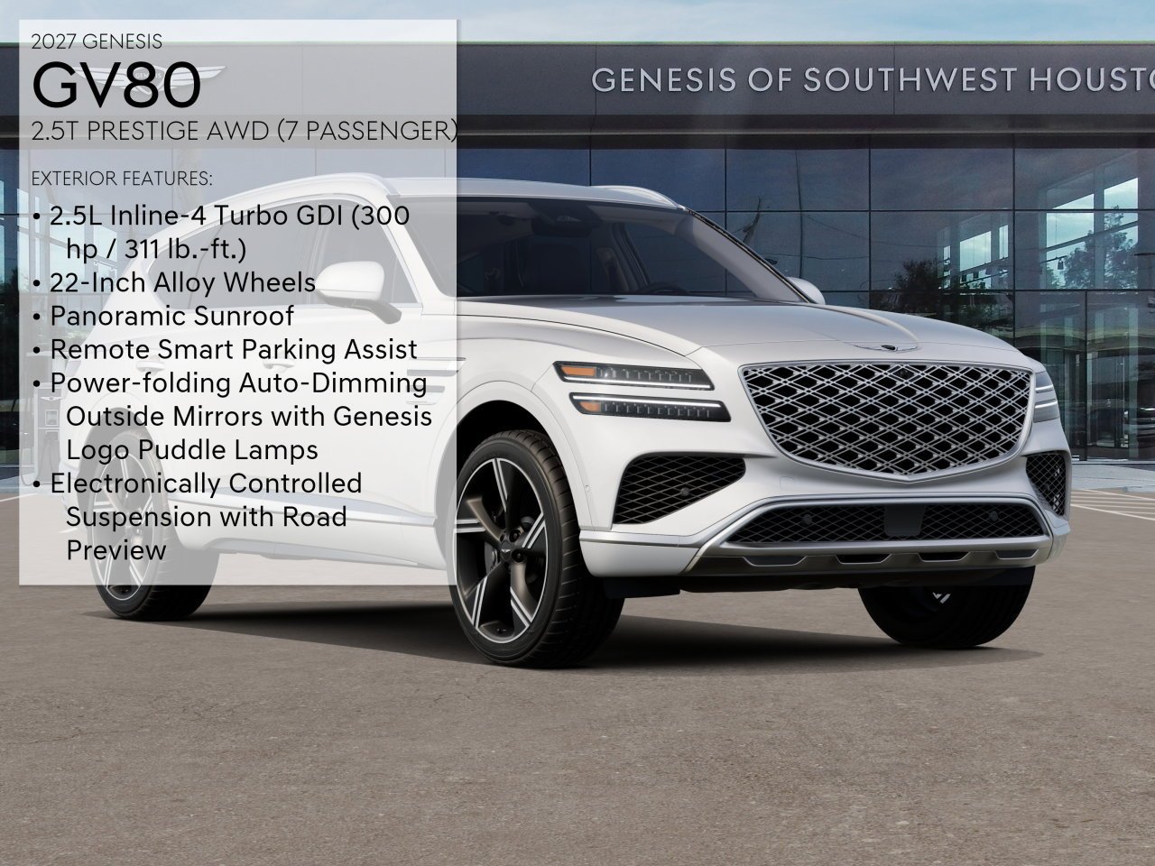 New 2027 Uyuni White Genesis 2.5T PRESTIGE image 3