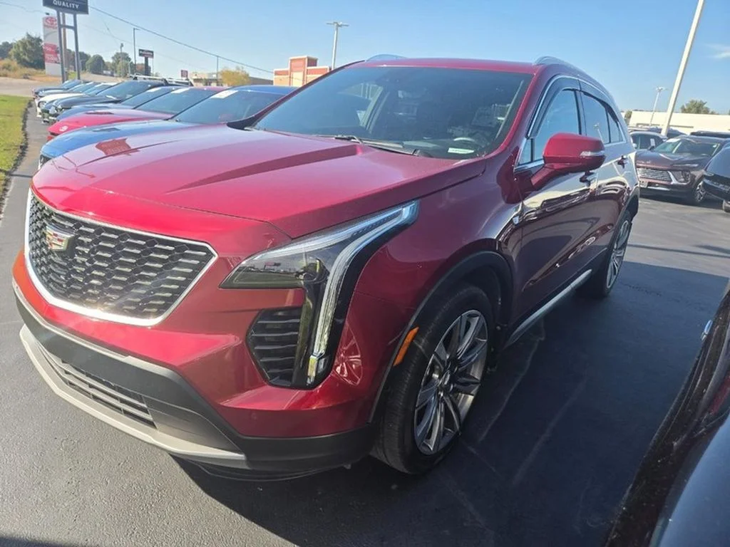 Used 2023 Radiant Red Tintcoat Cadillac AWD Premium Luxury image 3
