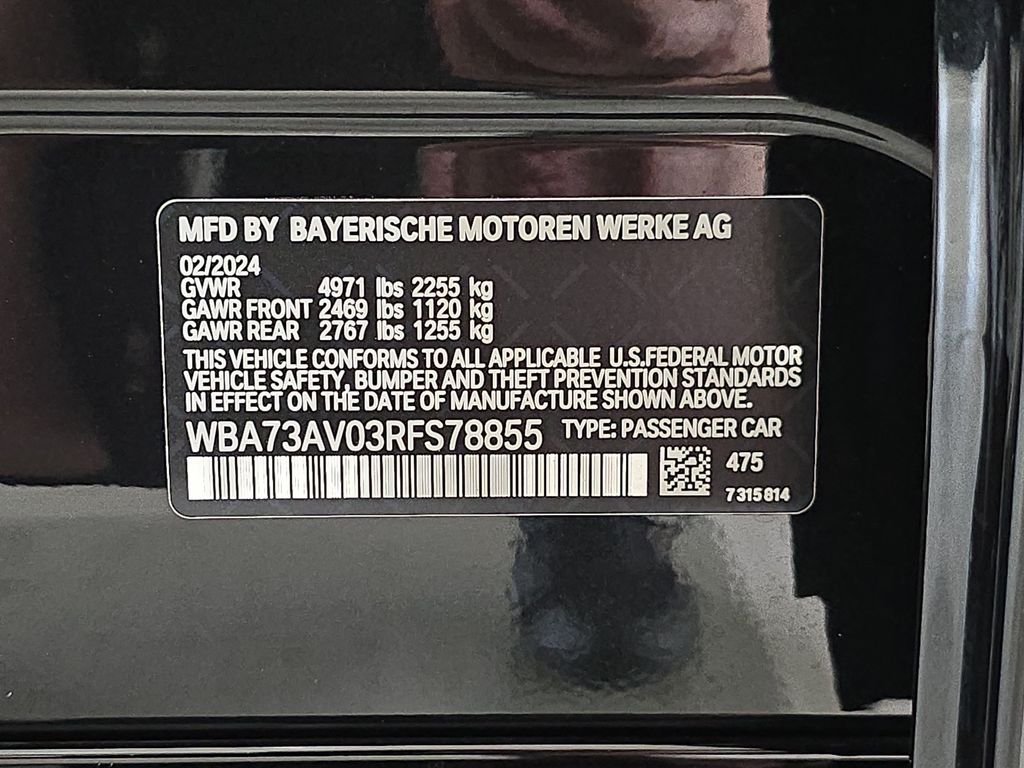 Certified Used 2024 Black Sapphire Metallic BMW 430i Gran Coupe image 34
