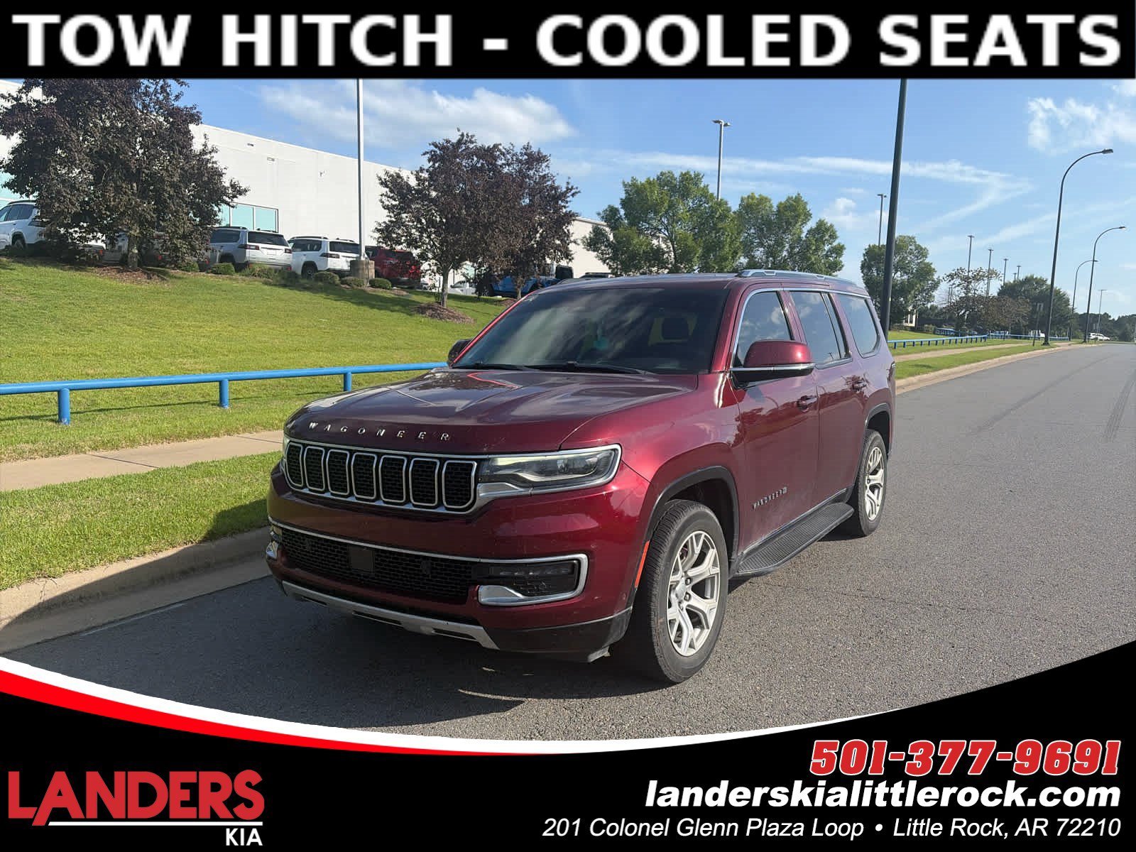 Used 2022 Velvet Red Pearlcoat Jeep Series II image 1