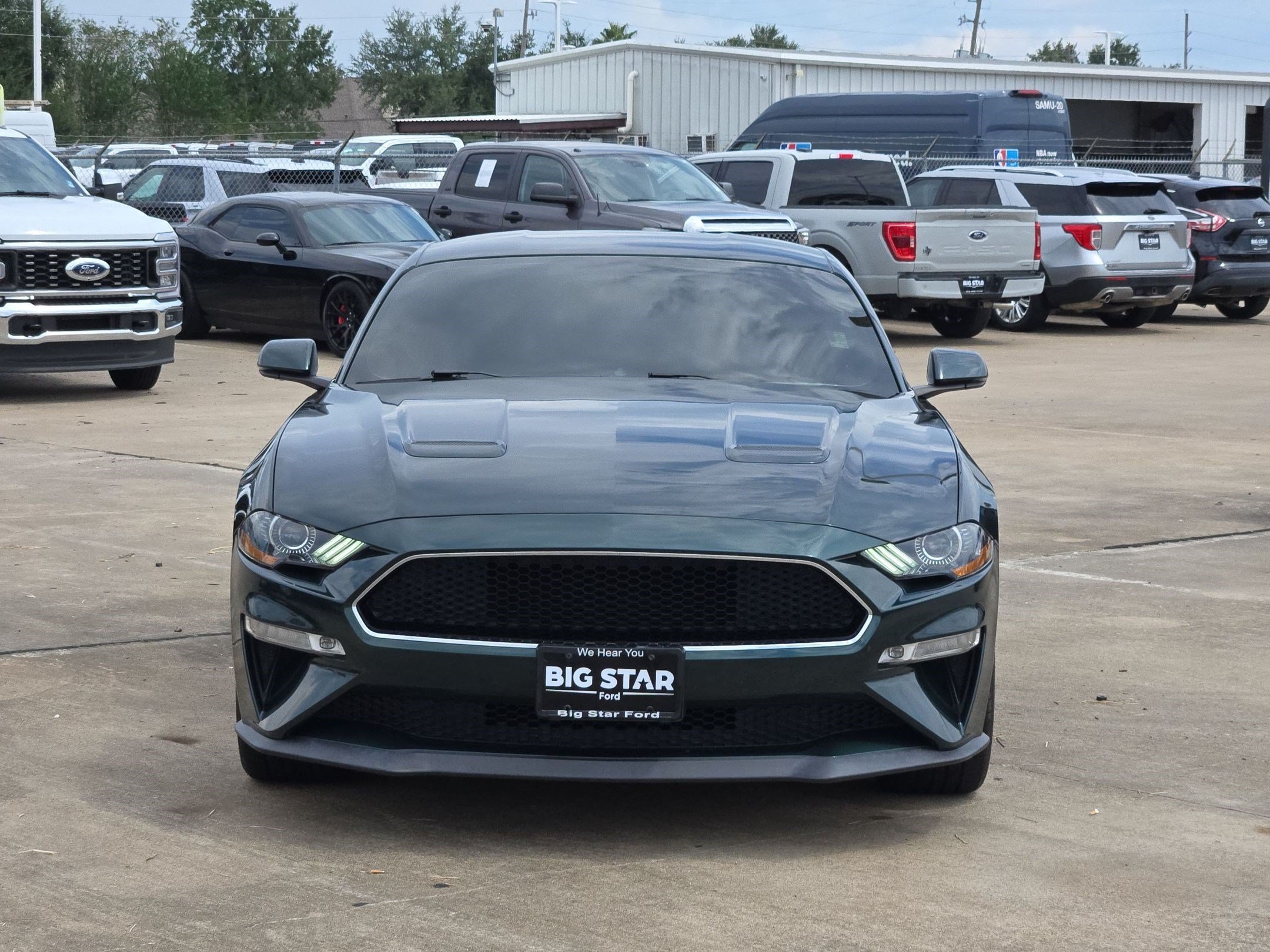 Used 2019 Dark Highland Green Metallic Ford Bullitt image 7