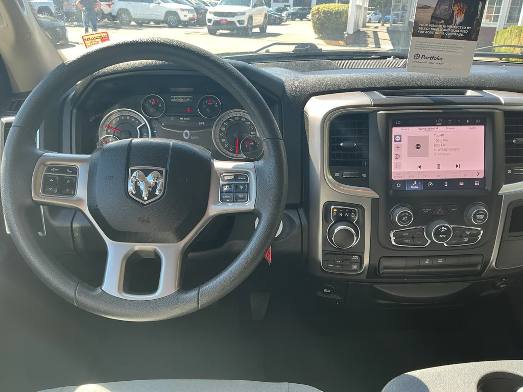 Used 2023 Bright White Clearcoat Ram SLT image 10