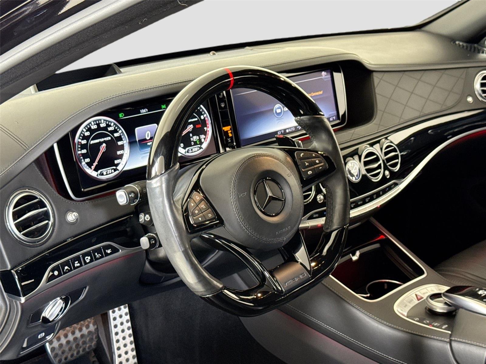 Used 2015 Obsidian Black Metallic Mercedes-Benz S 65 AMG® | Rear TVs | RennTech Upgrades image 15