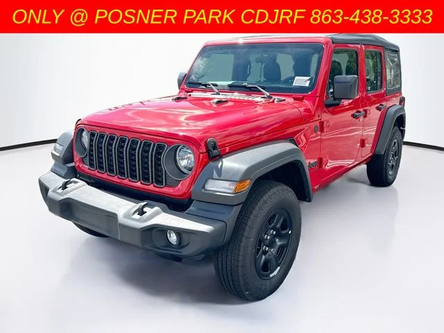 New 2026 Firecracker Red Clear-Coat Exterior Paint Jeep Sport image 1