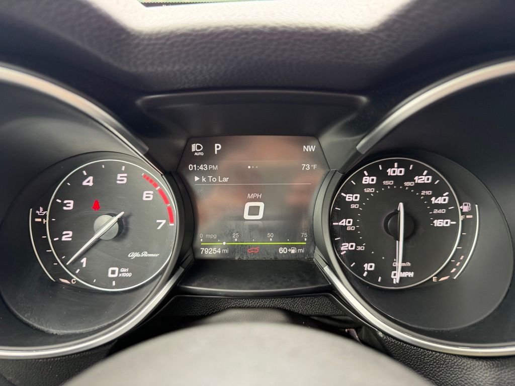 Used 2018 Vulcano Black Metallic Alfa Romeo Base image 21
