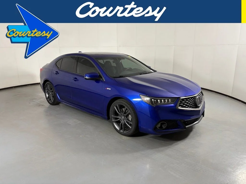 Used 2018 Blue Acura 3.5L V6 image 1