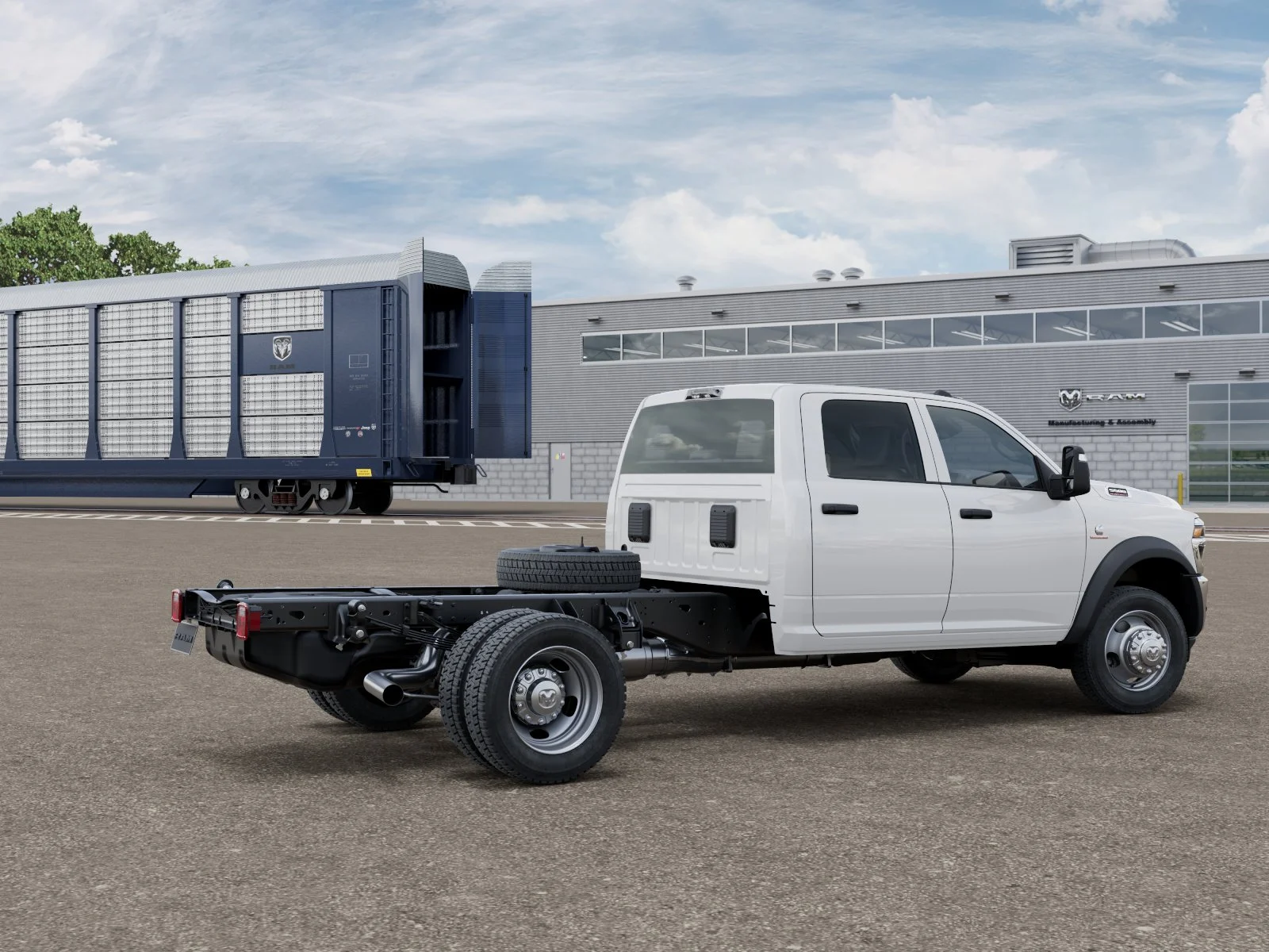 New 2027 Bright White Clear-Coat Paint RAM TRADESMAN image 2