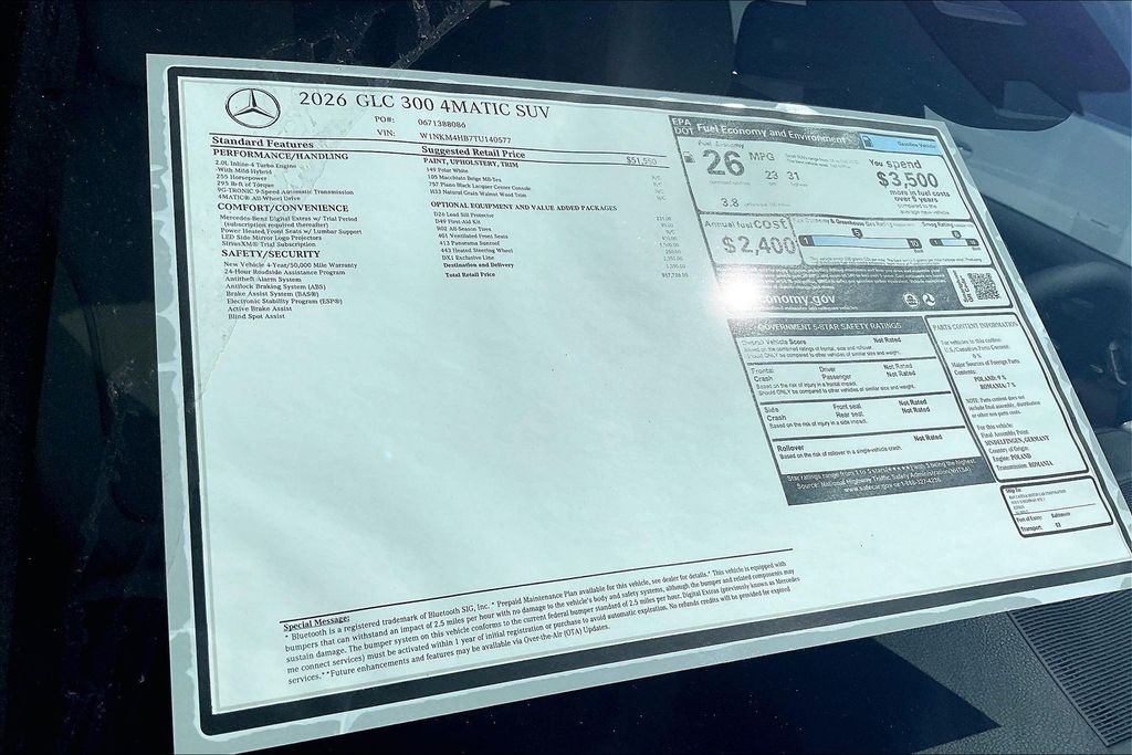 New 2026 Polar White Mercedes-Benz GLC 300 image 12