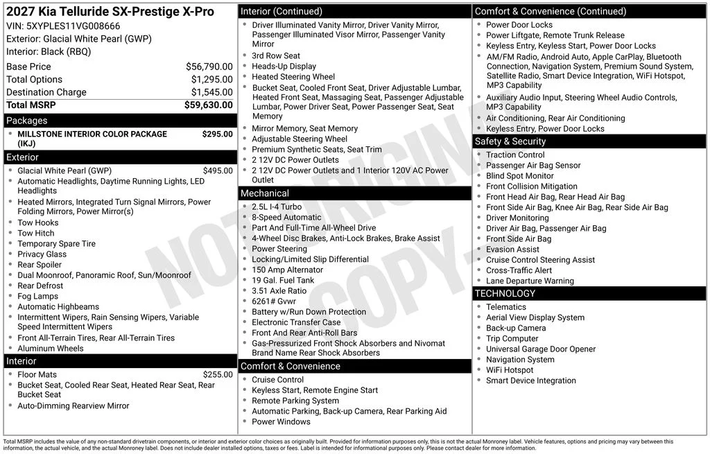 New 2027 White Kia X-Pro SX-Prestige image 6