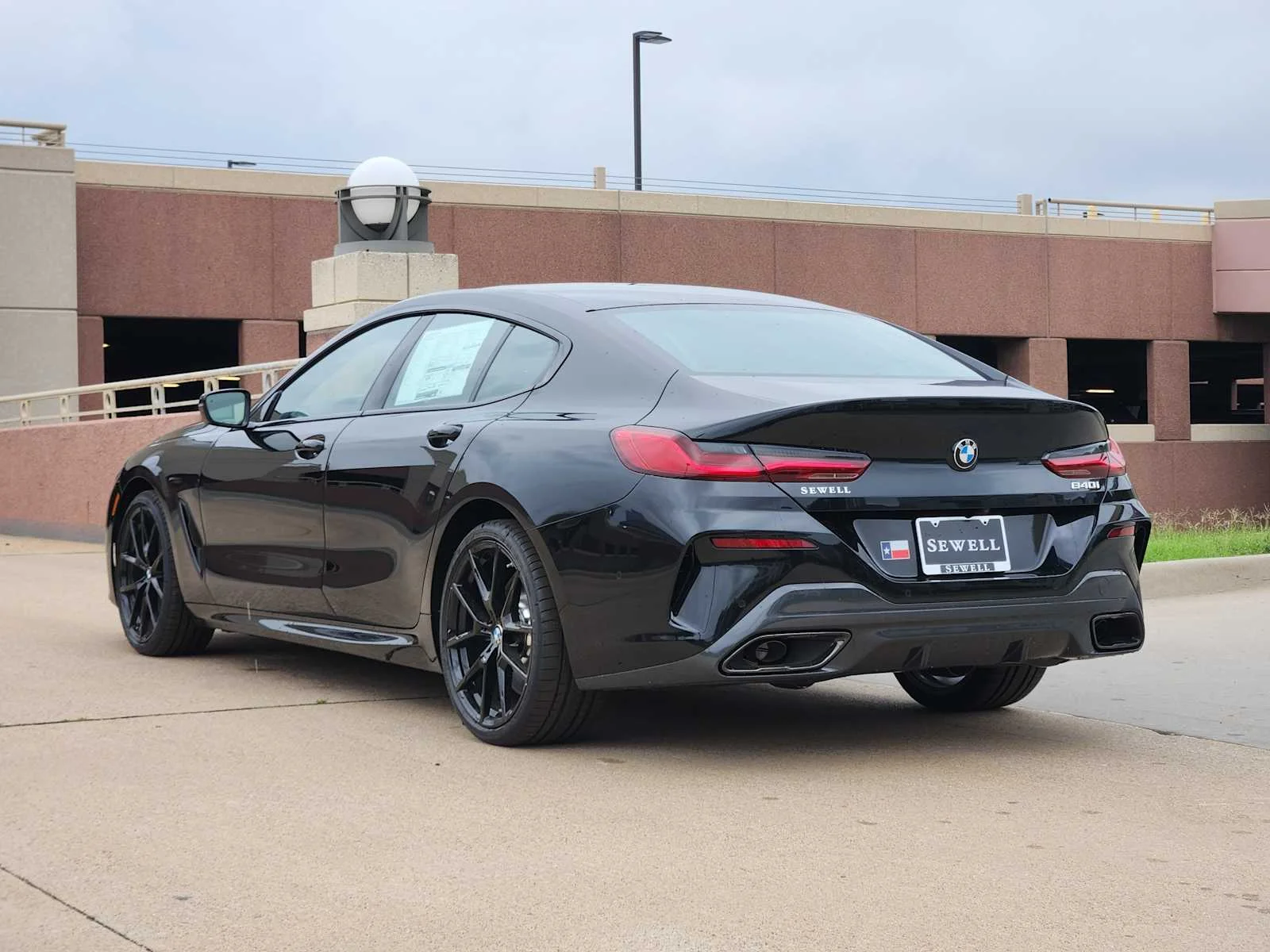 New 2026 Black Sapphire Metallic BMW 840i image 3