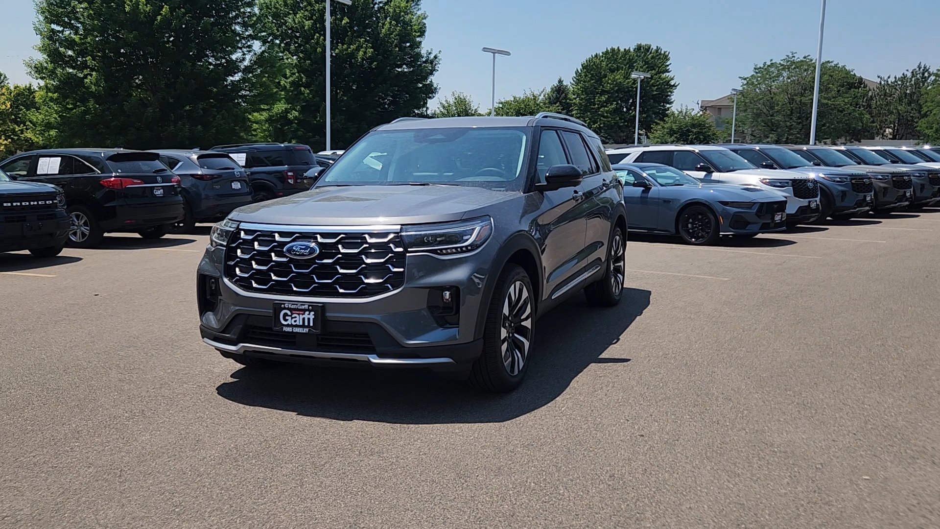 New 2026 Carbonized Gray Metallic Ford Platinum image 2