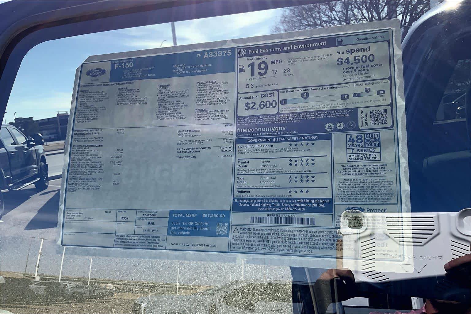 New 2026 Antimatter Blue Metallic Ford XLT image 22