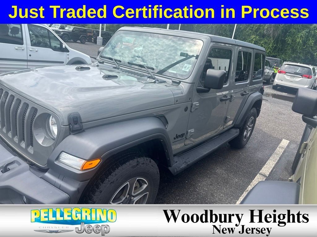 Certified Used 2023 Gray Jeep Sport S image 1