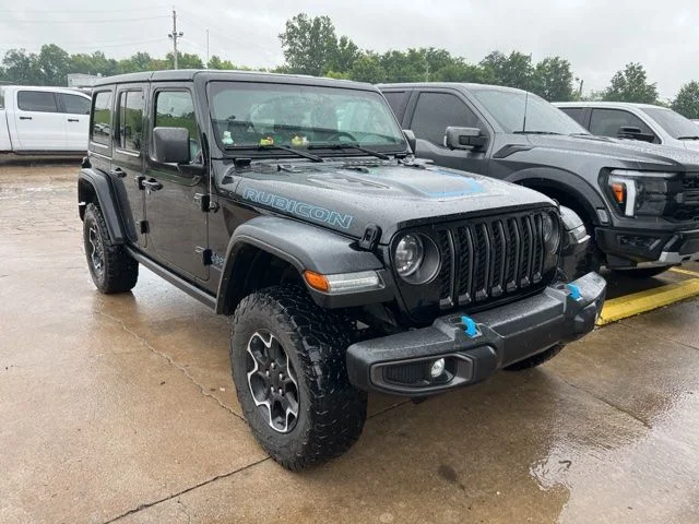 Used 2023 Black Jeep Rubicon 4xe image 2