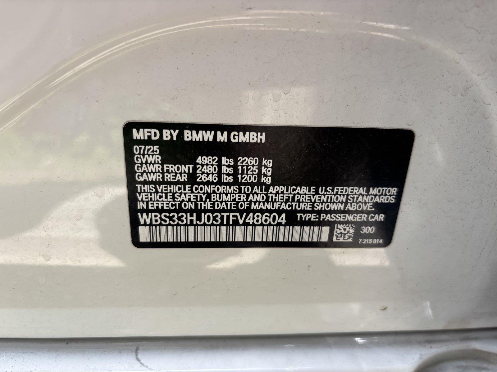 Used 2026 Alpine White BMW Competition xDrive image 5