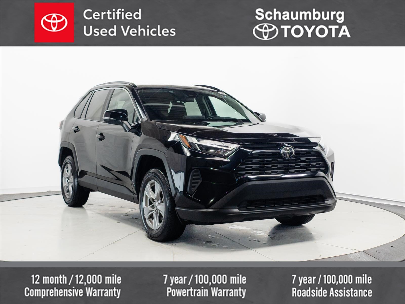 Certified Used 2025 Black Toyota XLE image 1