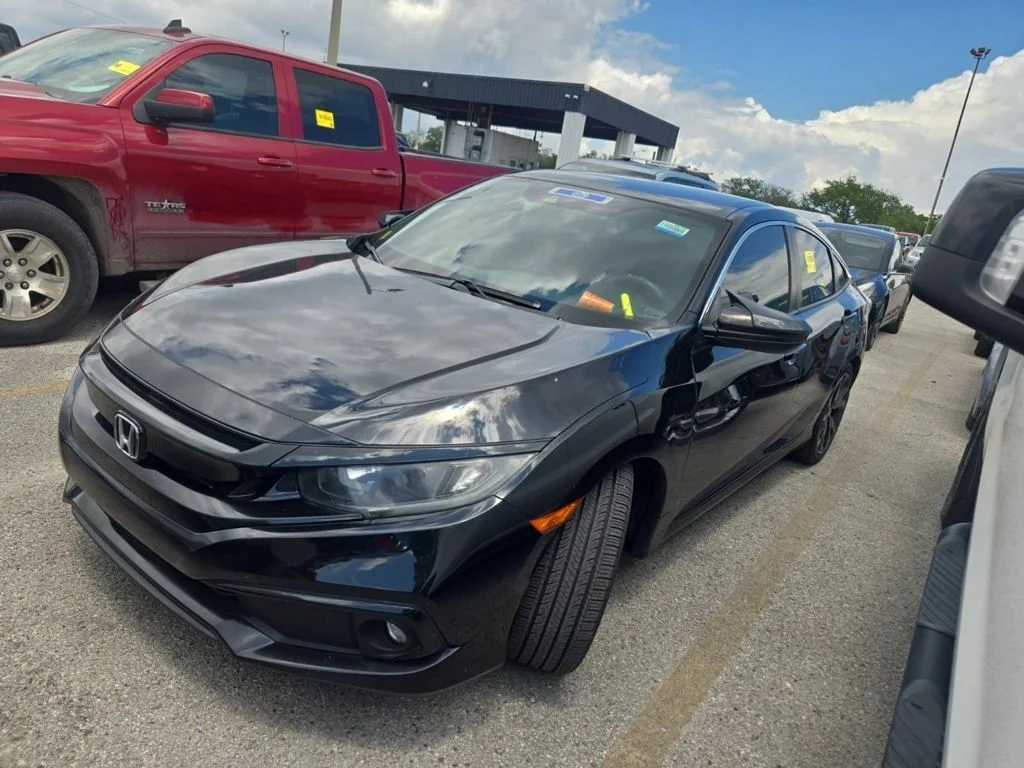 Certified Used 2021 Black Honda Sport image 2