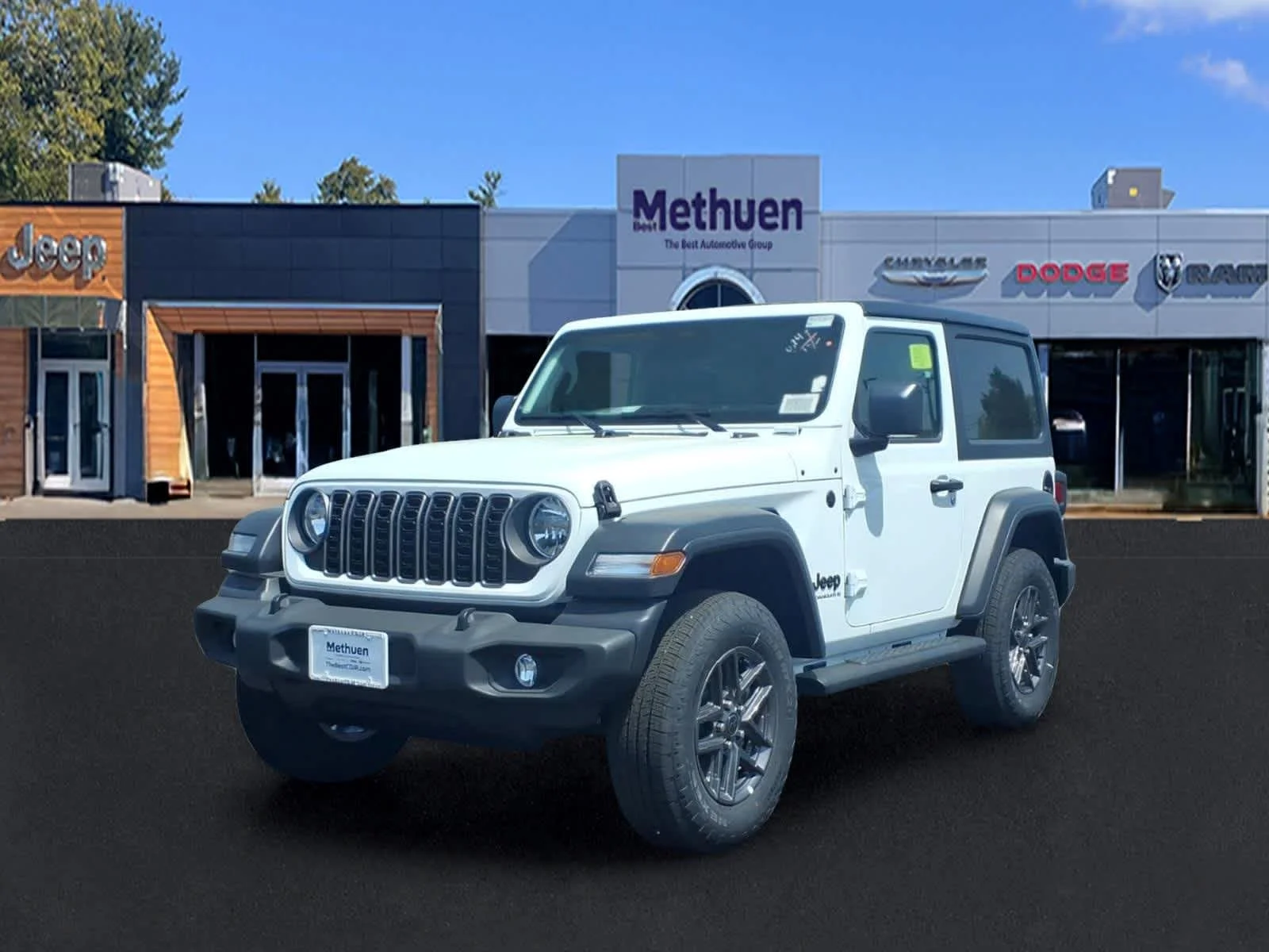 New 2026 Bright White Clearcoat Jeep Sport S image 3
