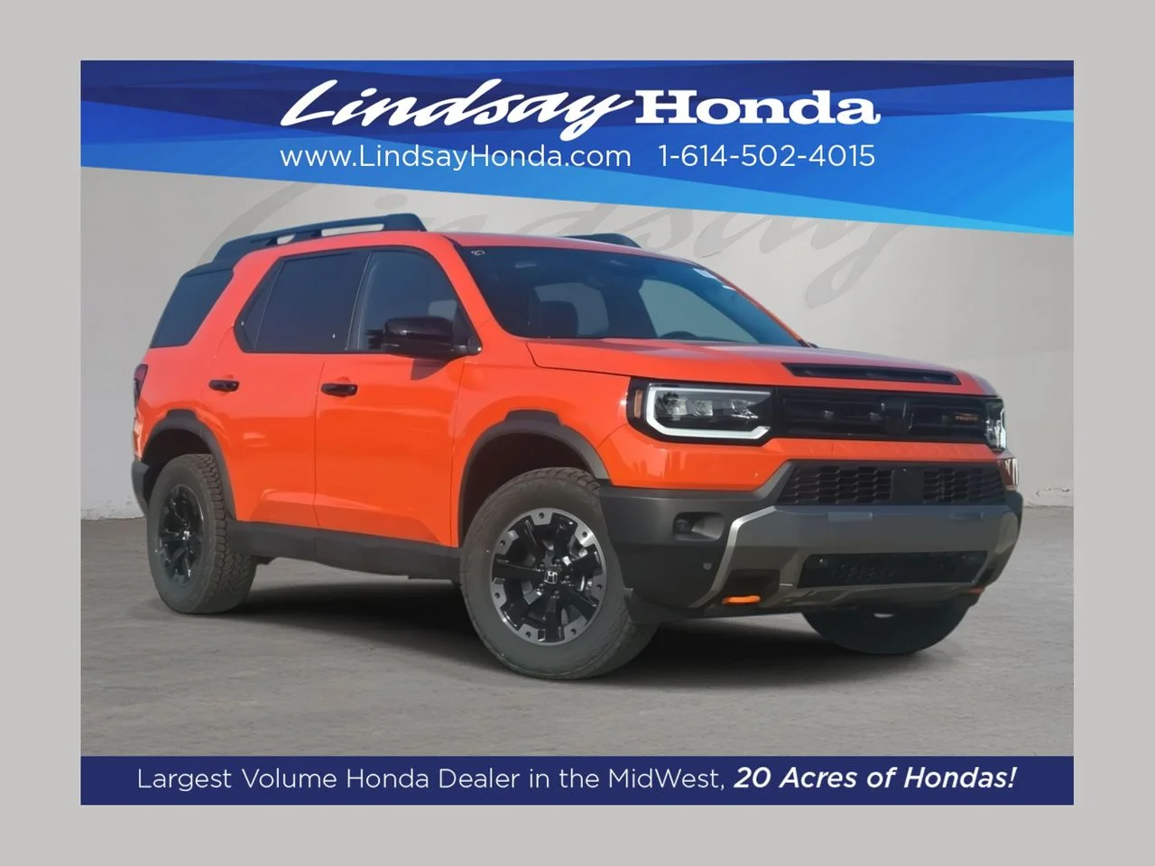 New 2026 Sunset Orange Honda TrailSport Elite image 1