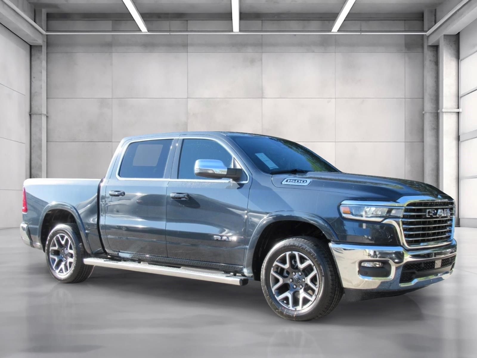 New 2026 Forged Blue Metallic Exterior Paint RAM Laramie image 1