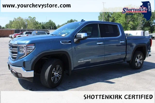Used 2024 Blue GMC SLT image 2