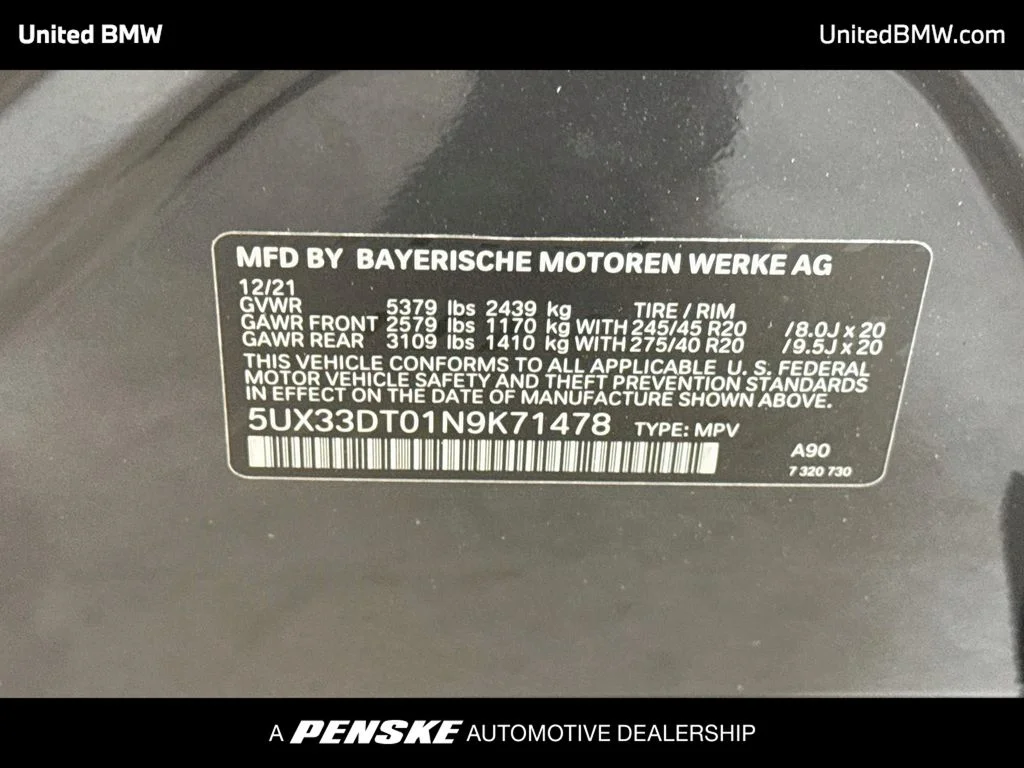 Used 2022 Dark Graphite Metallic BMW xDrive30i image 22
