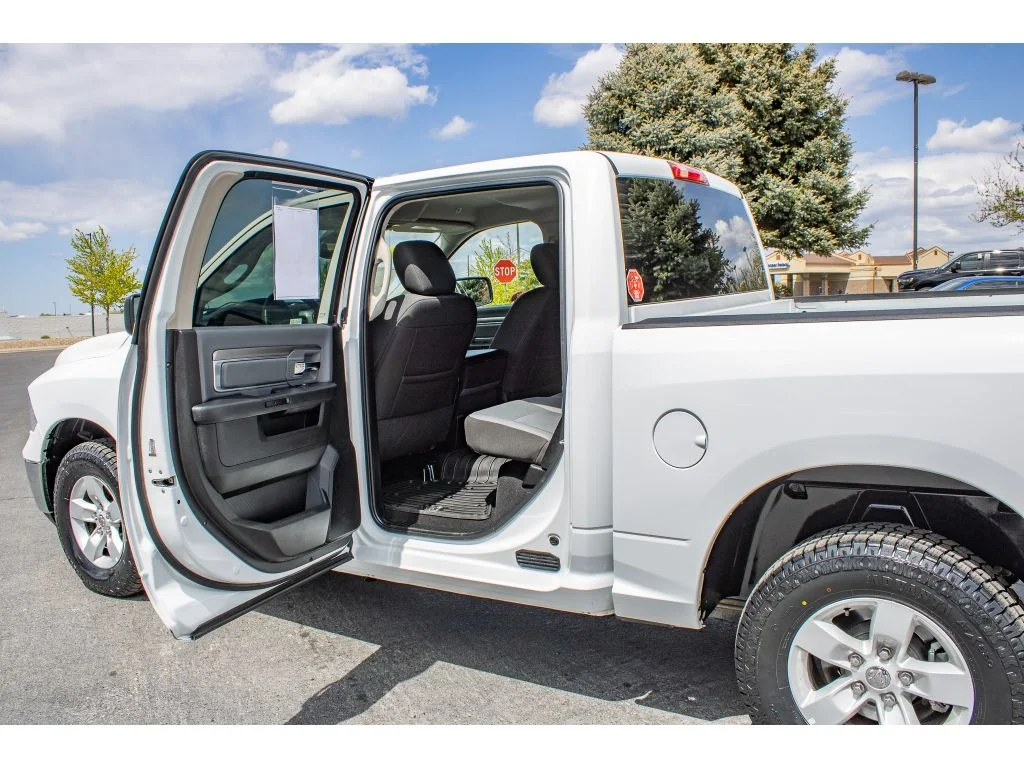 Used 2023 Bright White Clearcoat Ram SLT image 12