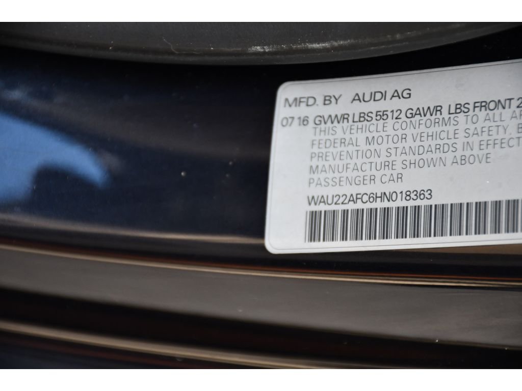 Used 2017 Moonlight Blue Metallic Audi Prestige image 28