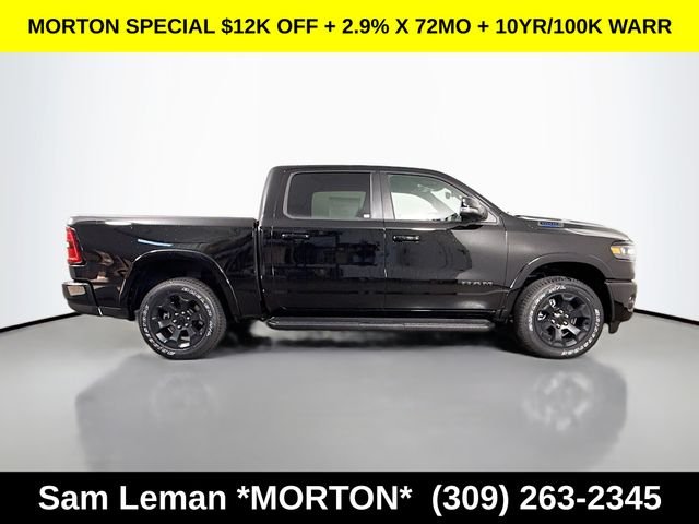 New 2026 Diamond Black Crystal Pearl-Coat Exterior Paint Ram Big Horn/Lone Star image 8