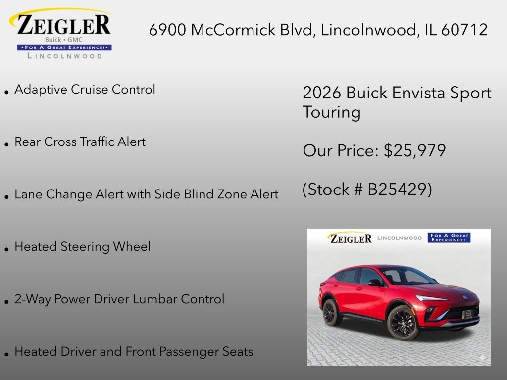 New 2026 Brilliant Red Buick Sport Touring image 30