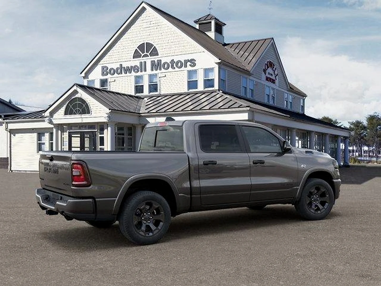 New 2026 Granite Crystal Metallic Clear-Coat Exterior Paint RAM Big Horn Quad Cab 4x2 6