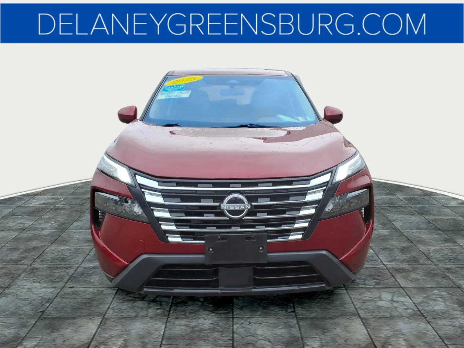 Used 2025 Scarlet Ember Tintcoat Nbl Nissan SV image 8
