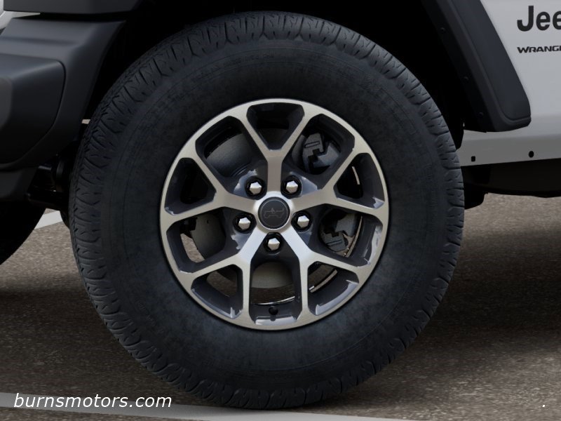 New 2026 Bright White Clear-Coat Exterior Paint Jeep Sport S 4-Door image 8