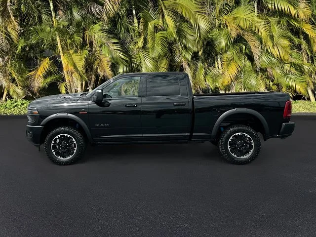New 2026 Diamond Black Crystal Pearl-Coat Exterior Paint RAM Rebel image 2