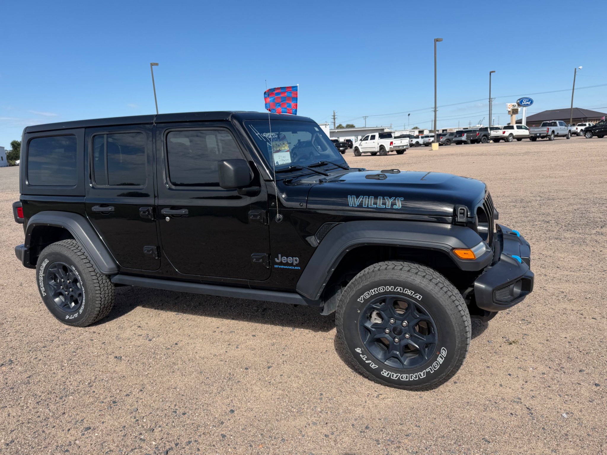 Used 2023 Black Clearcoat Jeep Willys image 4