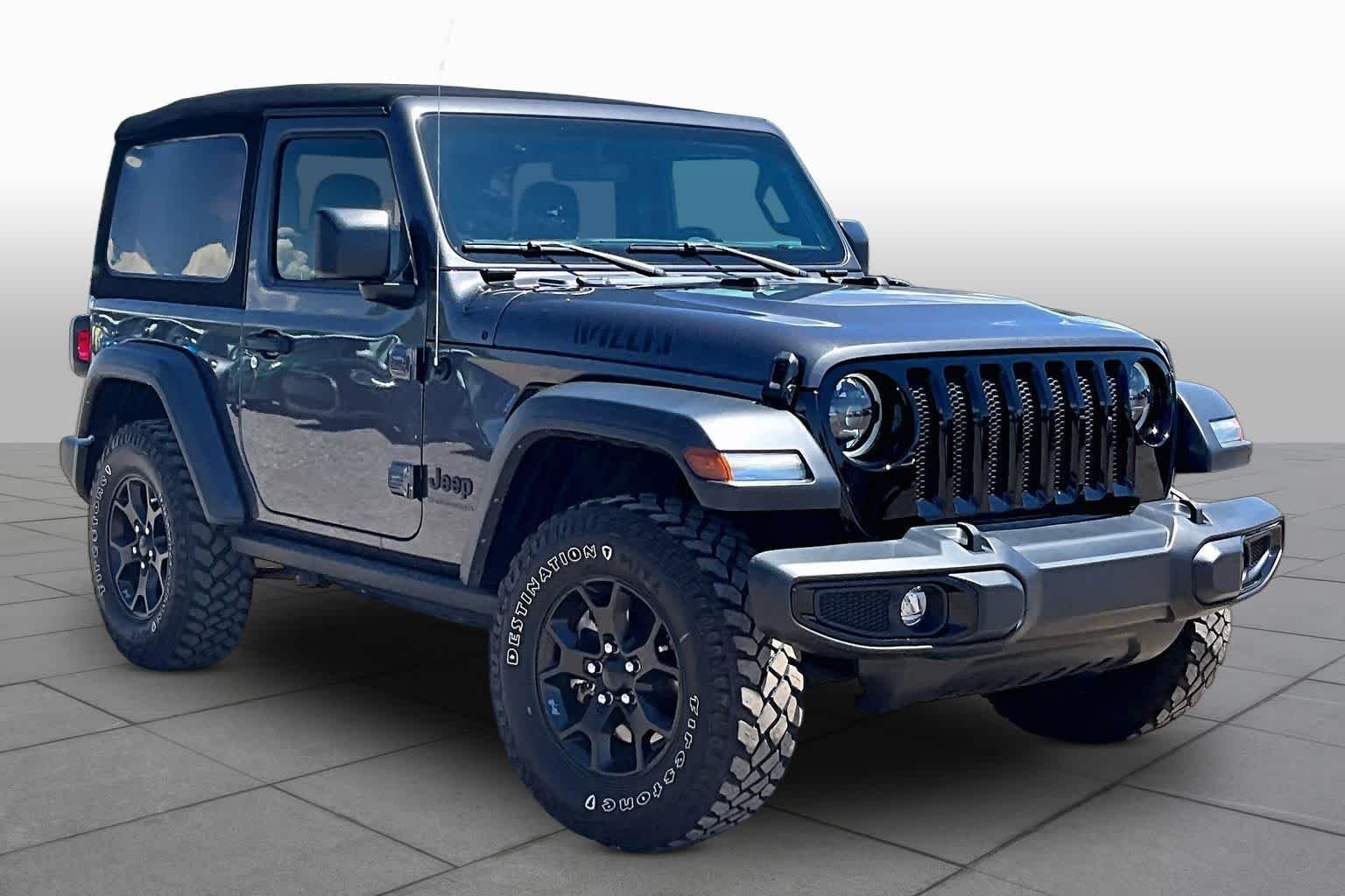Used 2023 Granite Crystal Metallic Clearcoat Jeep Willys image 2