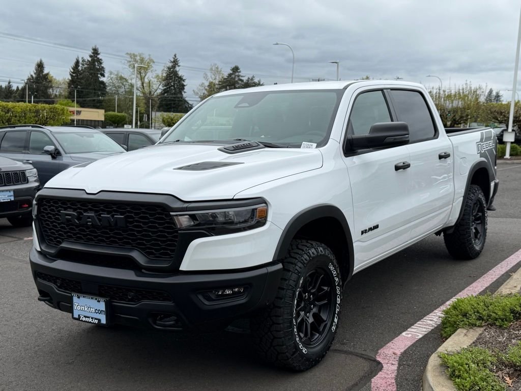 New 2026 Bright White Clear-Coat Exterior Paint RAM Rebel image 4