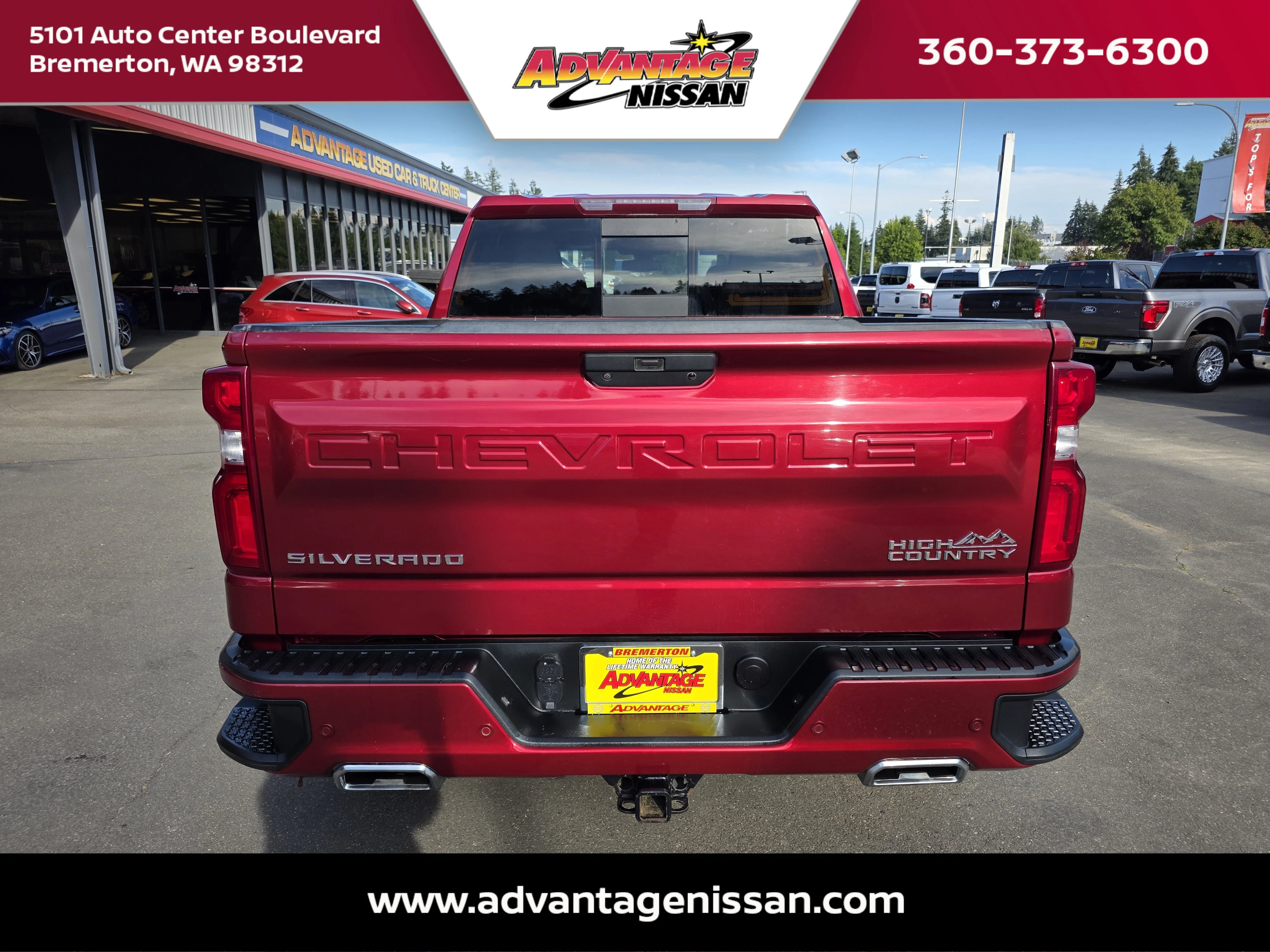 Used 2020 Cajun Red Tintcoat Chevrolet High Country image 4