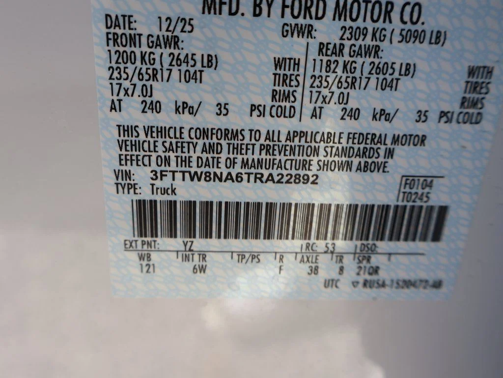 New 2026 Oxford White Ford Tremor® image 41