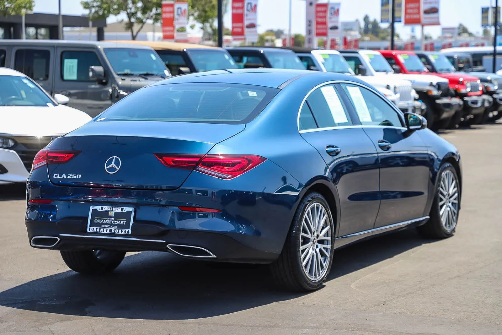 Used 2020 Denim Blue Metallic Mercedes-Benz CLA 250 image 6