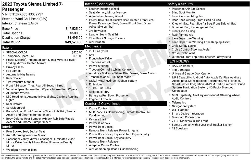 Used 2022 Wind Chill Pearl Toyota Limited image 46