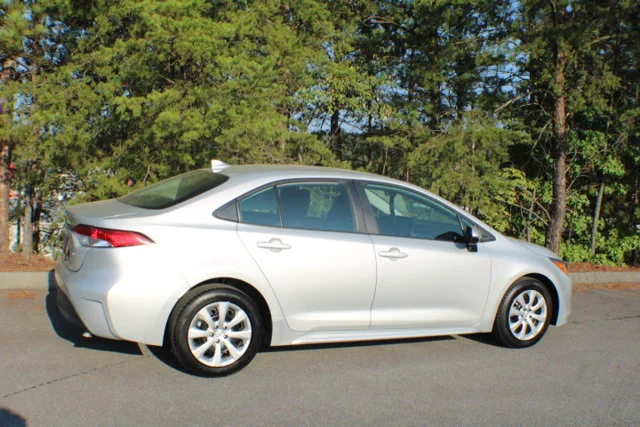 Used 2024 Classic Silver Metallic Toyota LE image 2