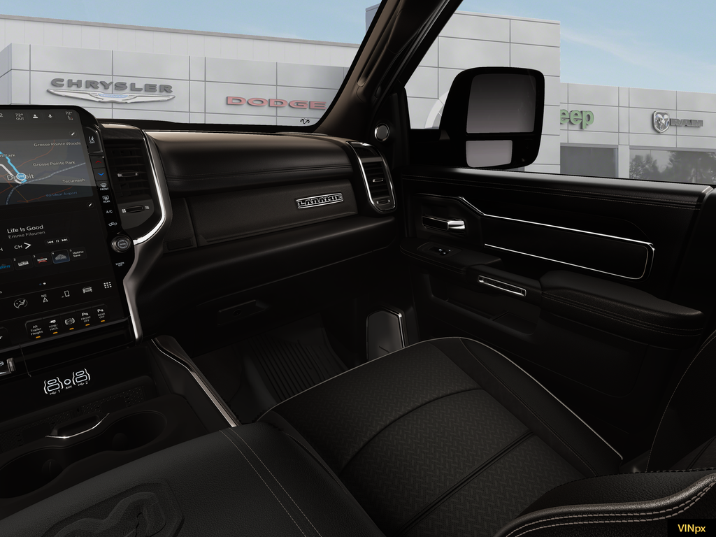 New 2026 Ceramic Gray Clear-Coat Exterior Paint RAM Laramie image 19